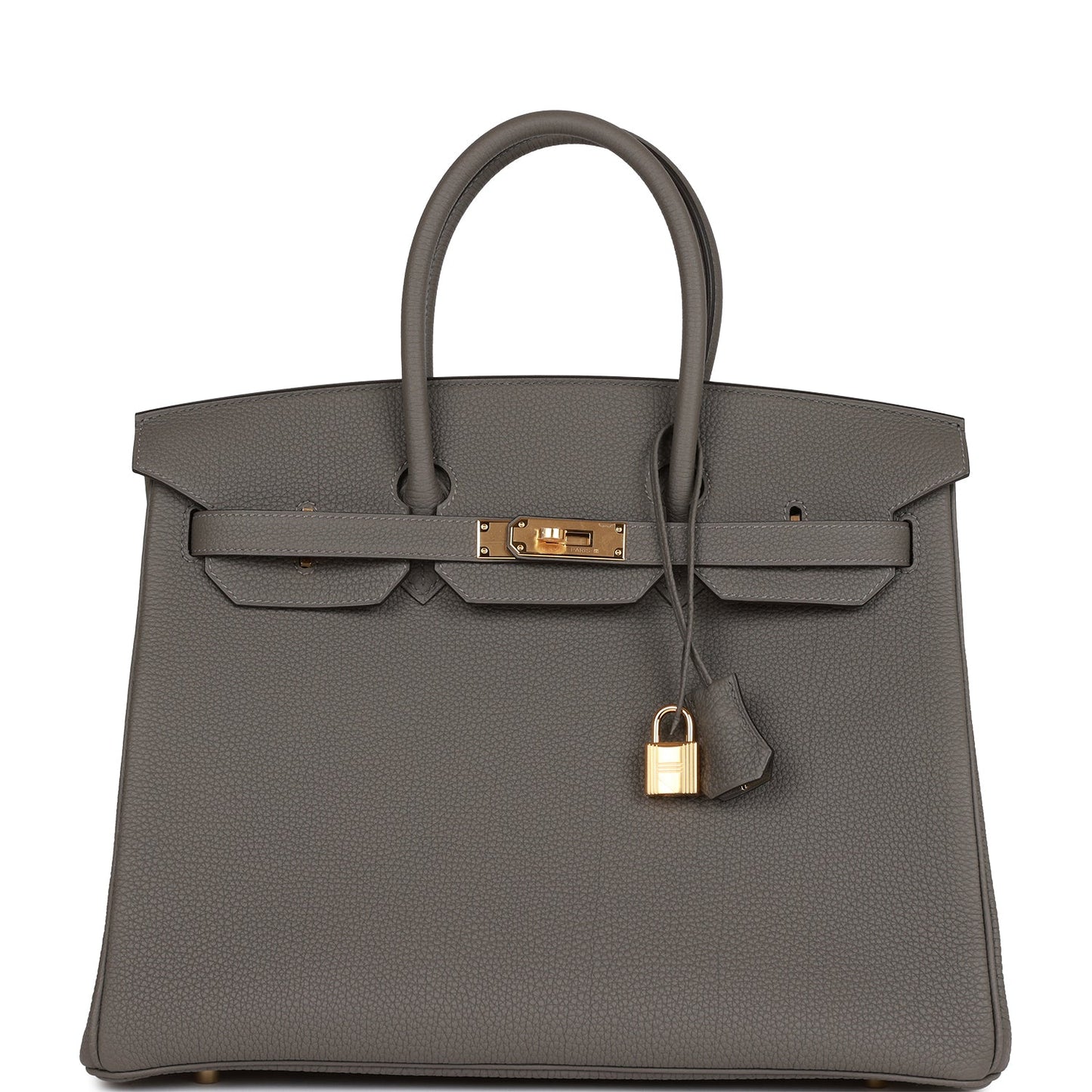 Birkin 35 Gris Meyer Togo Gold Hardware