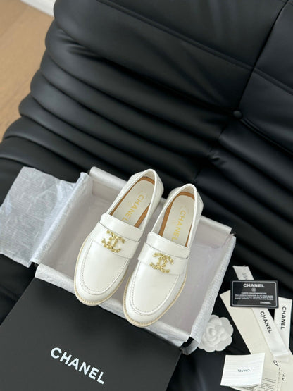 24S new double C buckle Mary Jane loafers