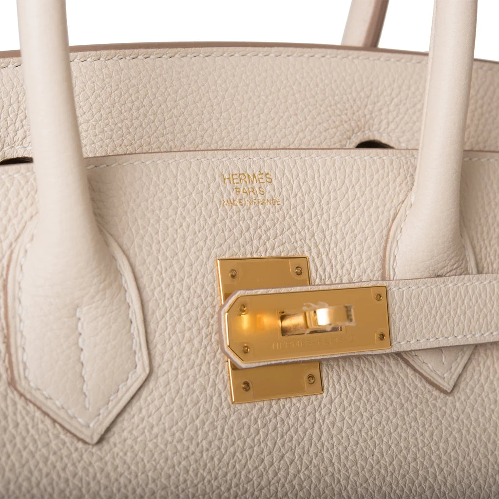 Birkin 30 Craie Togo Gold Hardware