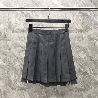 Short front long back skirt