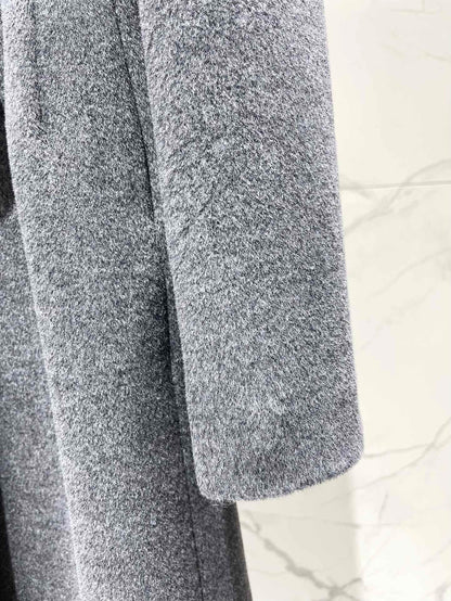 Grey wool coat