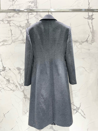 Grey wool coat