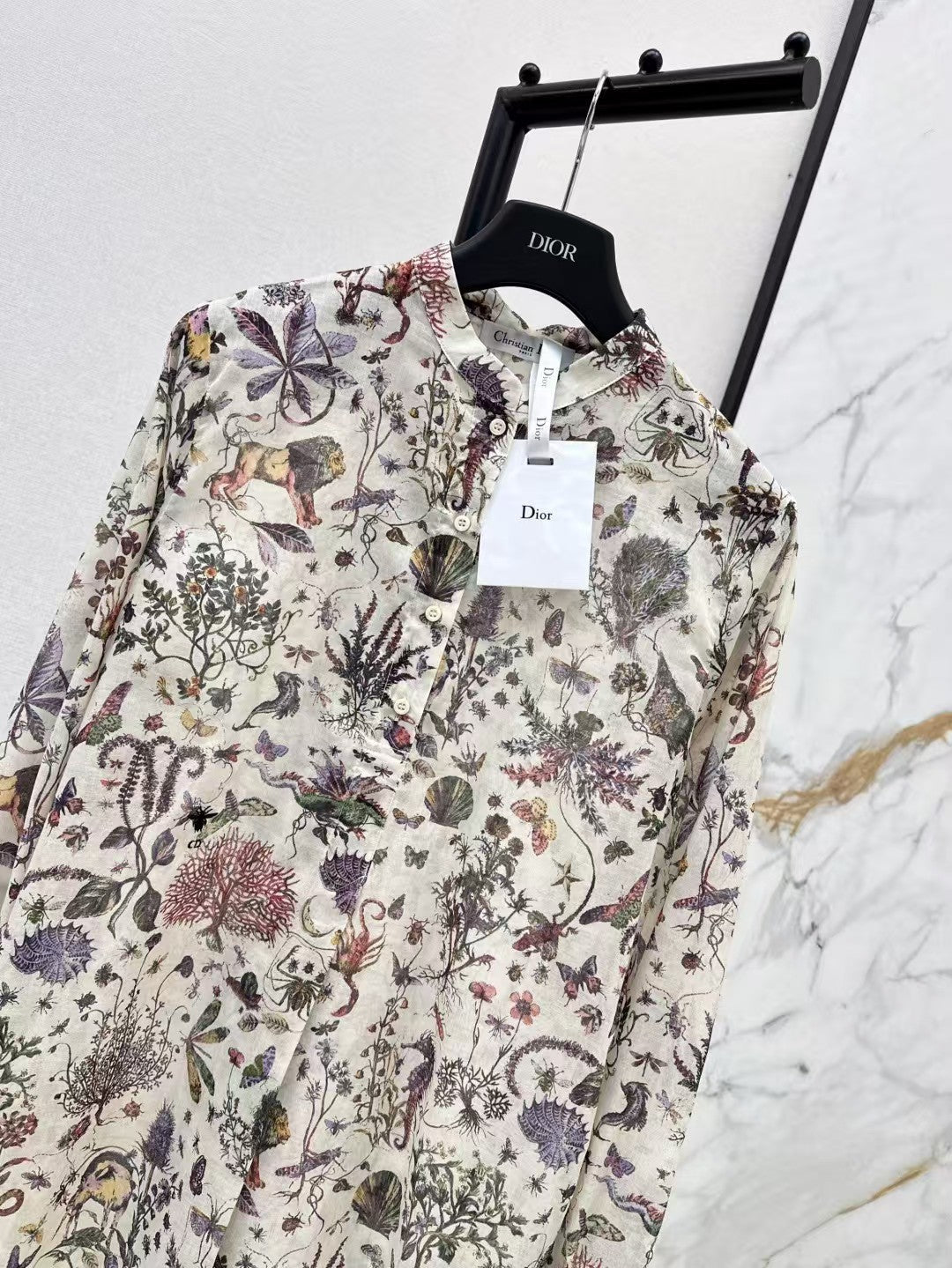 25SS early spring new arrival Ru Nature multi-color pattern printed shirt