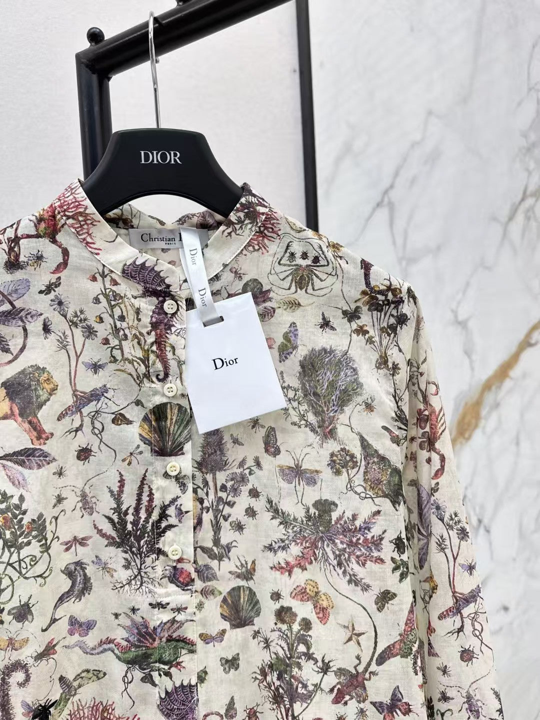 25SS early spring new arrival Ru Nature multi-color pattern printed shirt