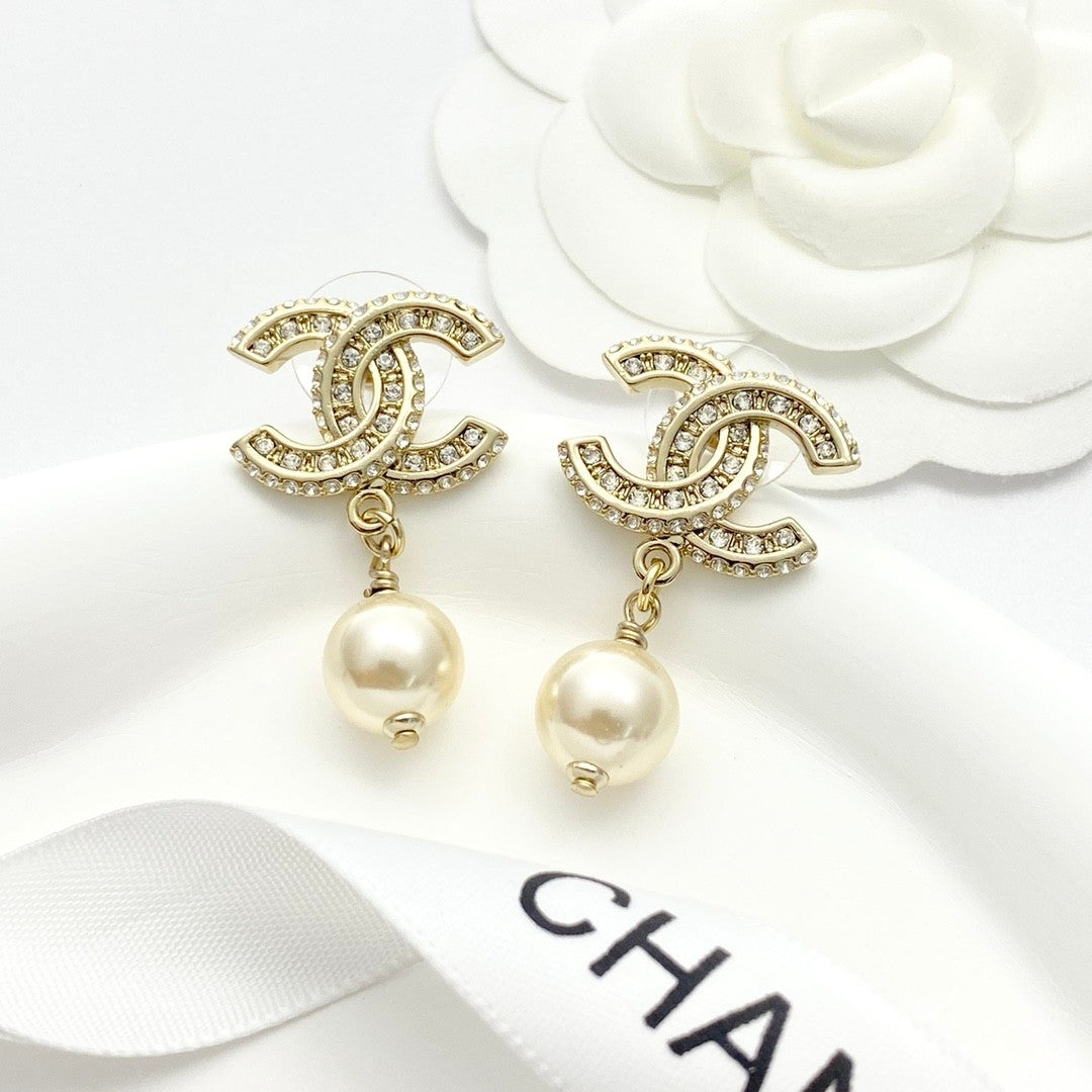 Pearl Gypsophila Earrings