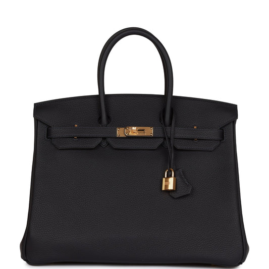 Birkin 35 Caban Clemence Gold Hardware