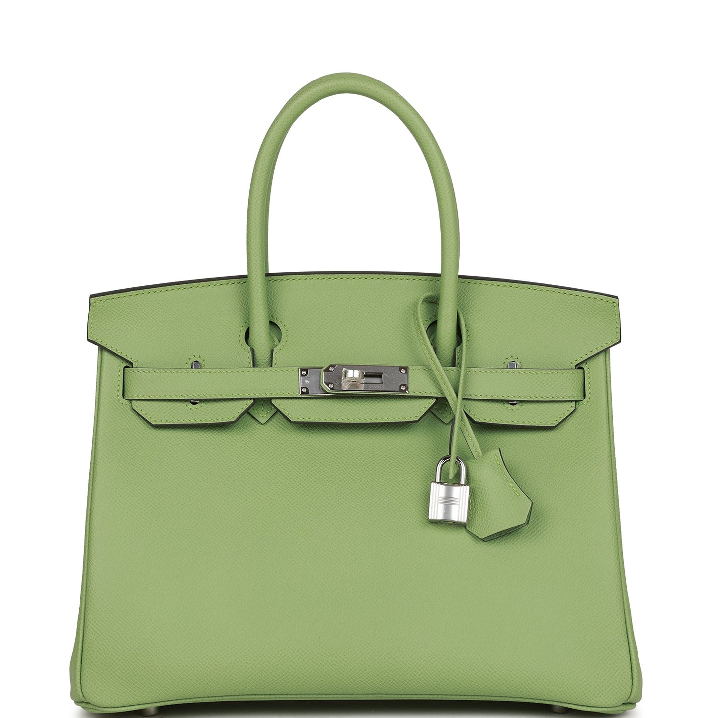 Birkin 30 Vert Criquet Epsom Palladium Hardware