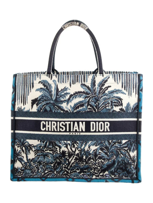 CHRISTIAN  Large Palms Book Tote