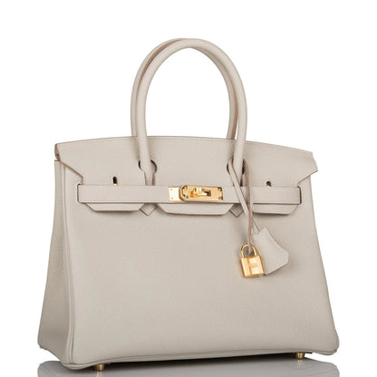 Birkin 30 Gris Perle Togo Gold Hardware