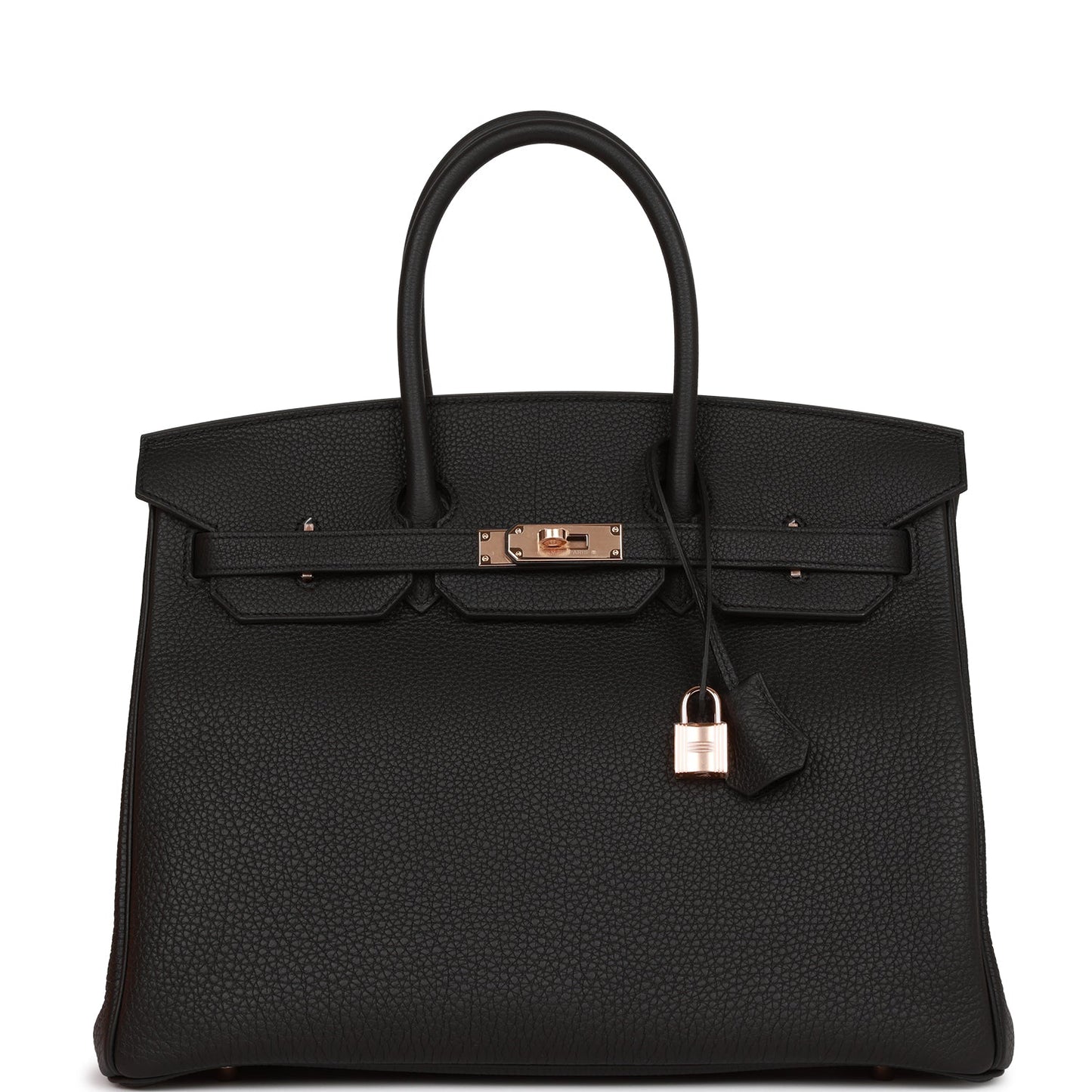 Birkin 35 Black Togo Rose Gold Hardware