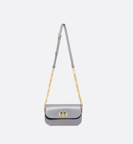 30 MONTAIGNE AVENUE BAG Ethereal Gray Box Calfskin