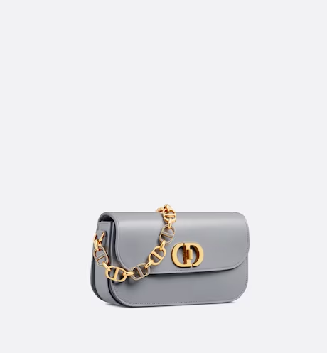 30 MONTAIGNE AVENUE BAG Ethereal Gray Box Calfskin