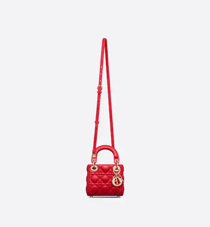 MICRO LADY BAG Scarlet Red