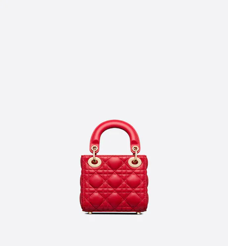 MICRO LADY BAG Scarlet Red