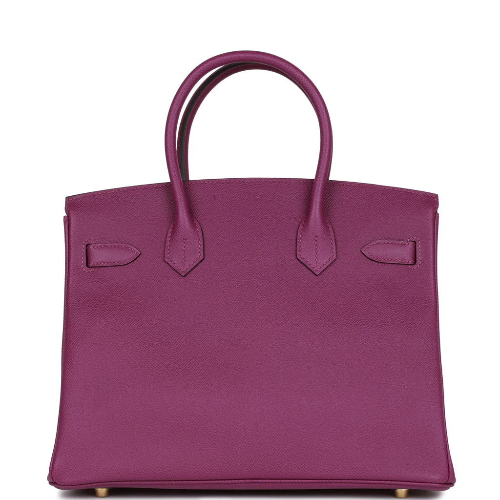 Birkin 30 Anemone Epsom Gold Hardware