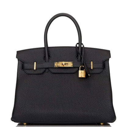 Birkin 30 Black Togo Gold Hardware