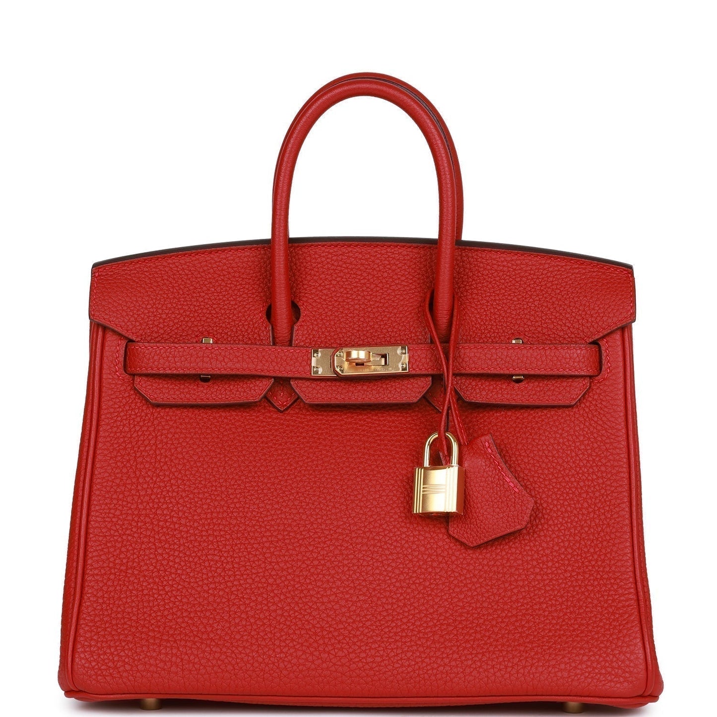 Birkin 25 Rouge Vif Togo Gold Hardware