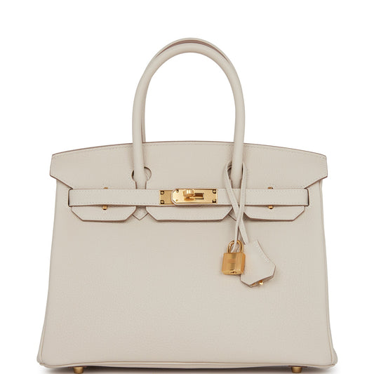 Birkin 30 Craie Togo Gold Hardware