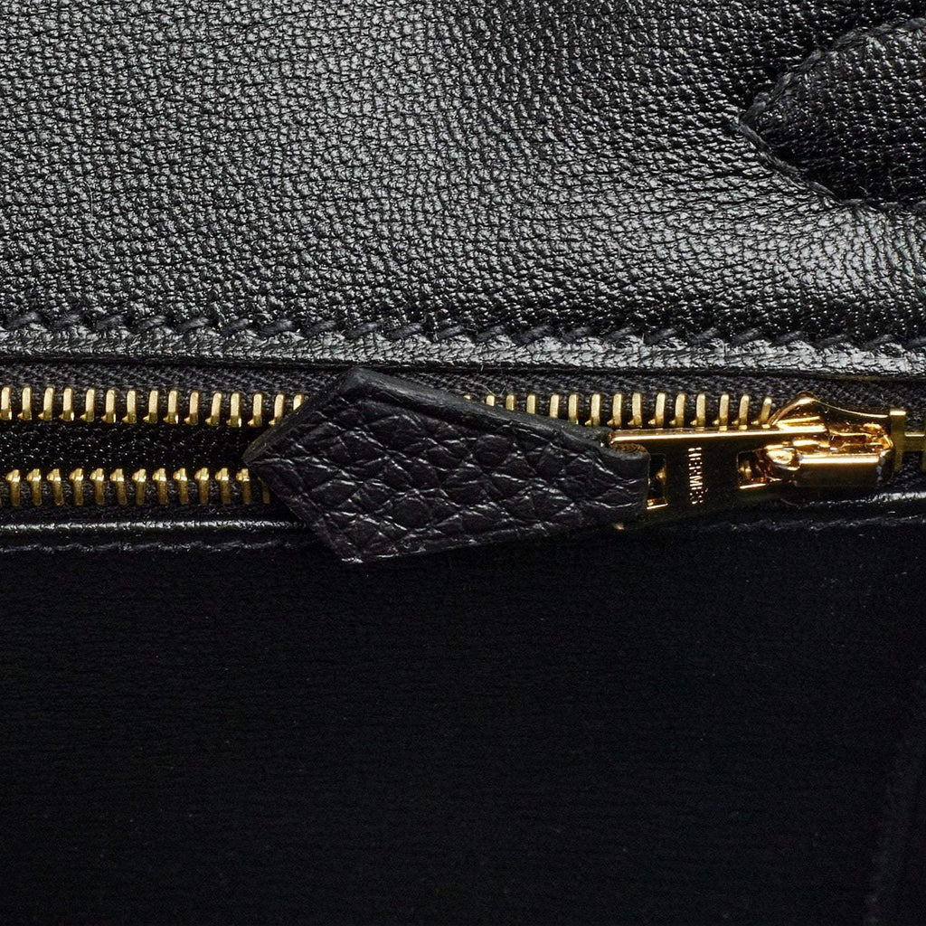 Birkin 30 Black Togo Gold Hardware