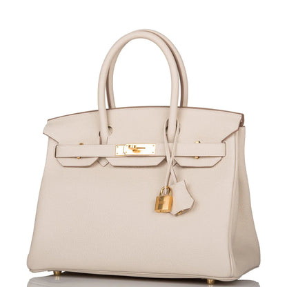 Birkin 30 Craie Togo Gold Hardware