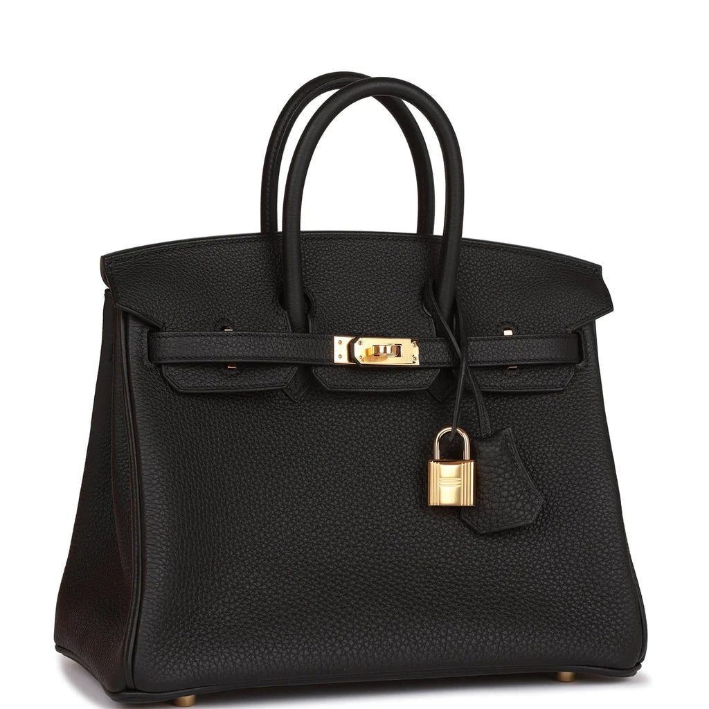 Birkin 25 Black Togo Gold Hardware