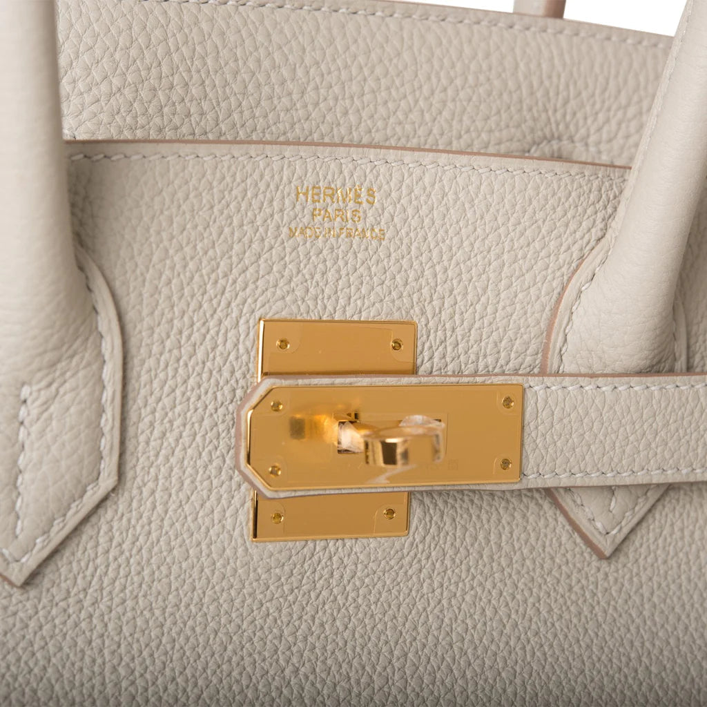 Birkin 30 Gris Perle Togo Gold Hardware