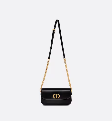 30 MONTAIGNE AVENUE BAG Black Box Calfskin