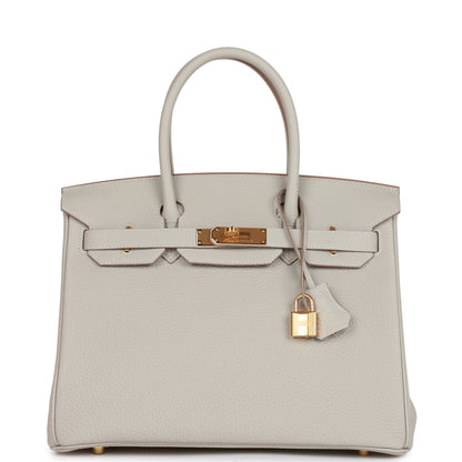 Birkin 30 Gris Perle Togo Gold Hardware